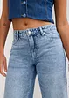 Jeans bermuda mid waist, low stretch, bonprix