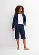 Jeans bermuda mid waist, low stretch, bonprix