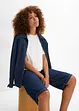 Jeans bermuda mid waist, low stretch, bonprix