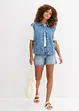 Jeans short high waist, low stretch, bonprix