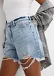 Jeans short high waist, low stretch, bonprix