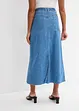 Midi spijkerrok mid waist, superzacht, bonprix