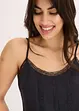Blousetop met broderie anglaise, bonprix