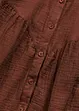 Mousseline blouse met korte mouwen, bonprix