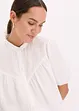 Mousseline blouse met korte mouwen, bonprix