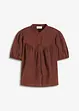 Mousseline blouse met korte mouwen, bonprix