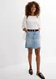 Spijkerrok mid waist, low stretch, bonprix