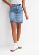 Spijkerrok mid waist, low stretch, bonprix
