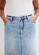 Spijkerrok mid waist, low stretch, bonprix