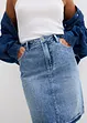Spijkerrok mid waist, low stretch, bonprix