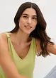 Longtop van viscose-linnen-mix, bonprix