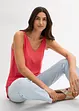 Longtop van viscose-linnen-mix, bonprix