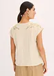 Shirt met kanten detail, bonprix