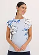Shirt met oversized schouders, bonprix