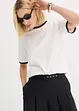 Shirt met kanten rand, bonprix