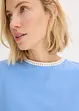 Shirt met kanten rand, bonprix