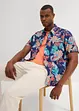 Overhemd met korte mouwen van viscose, bonprix