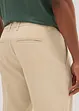 Chino bermuda met bandplooien, regular fit, bonprix