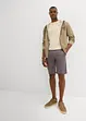 Chino bermuda regular fit met linnen, bonprix