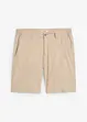 Chino bermuda regular fit met linnen, bonprix
