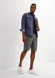 Stretch bermuda regular fit met bandplooien, bonprix