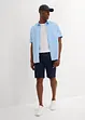 Stretch bermuda regular fit met bandplooien, bonprix