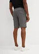 Stretch bermuda regular fit met bandplooien, bonprix