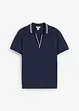 Poloshirt met V-hals, bonprix