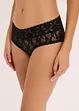 Kanten slip met plooitjes (set van 4), bonprix