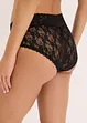 Kanten slip met plooitjes (set van 4), bonprix