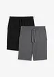 Sweat bermuda (set van 2), bonprix