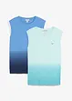 Muscle shirt van puur katoen (set van 2), bonprix