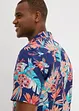 Overhemd met korte mouwen van viscose, bonprix