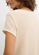 T-shirt van gestructureerde crêpe, bonprix