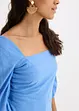 Blouse met pofmouwen en gesmokt detail, bonprix