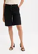 Twill short met ceintuur, bonprix