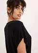 Shirt met gesmokte zoom, bonprix