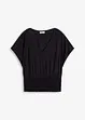 Shirt met gesmokte zoom, bonprix