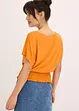 Shirt met gesmokte zoom, bonprix