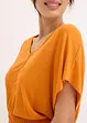 Shirt met gesmokte zoom, bonprix