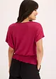 Shirt met gesmokte zoom, bonprix