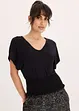 Shirt met gesmokte zoom, bonprix