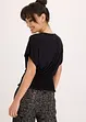 Shirt met gesmokte zoom, bonprix