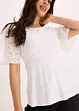 Shirt met kanten mouwen, bonprix