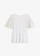 Shirt met kanten mouwen, bonprix