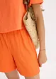 Jersey short van lichte crèpe, bonprix