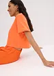 Jersey short van lichte crèpe, bonprix