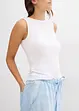 Top van zachte viscose (set van 2), bonprix