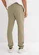 Regular fit instapbroek van mousseline, tapered, bonprix