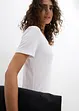 T-shirt van soepele viscose (set van 2), bonprix